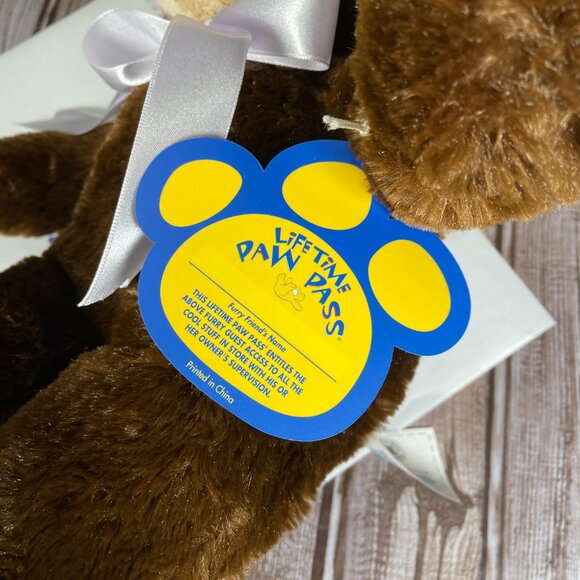 BUILD-A-BEAR BABW Lil Chocolate Cub Brown Bear Stuffed Animal Complete NIB NEW - Picture 7 of 8